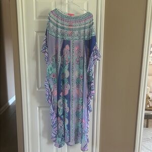 Lilly Pulitzer Monnae midi Colorful Midi Caftan
